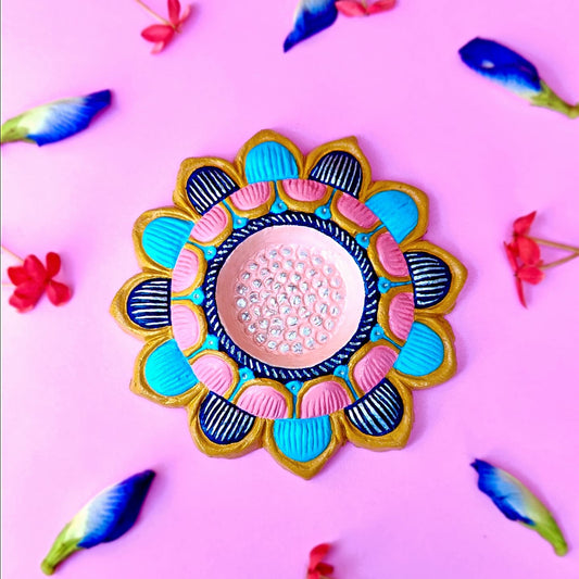 Floral Glow Tealight Holder