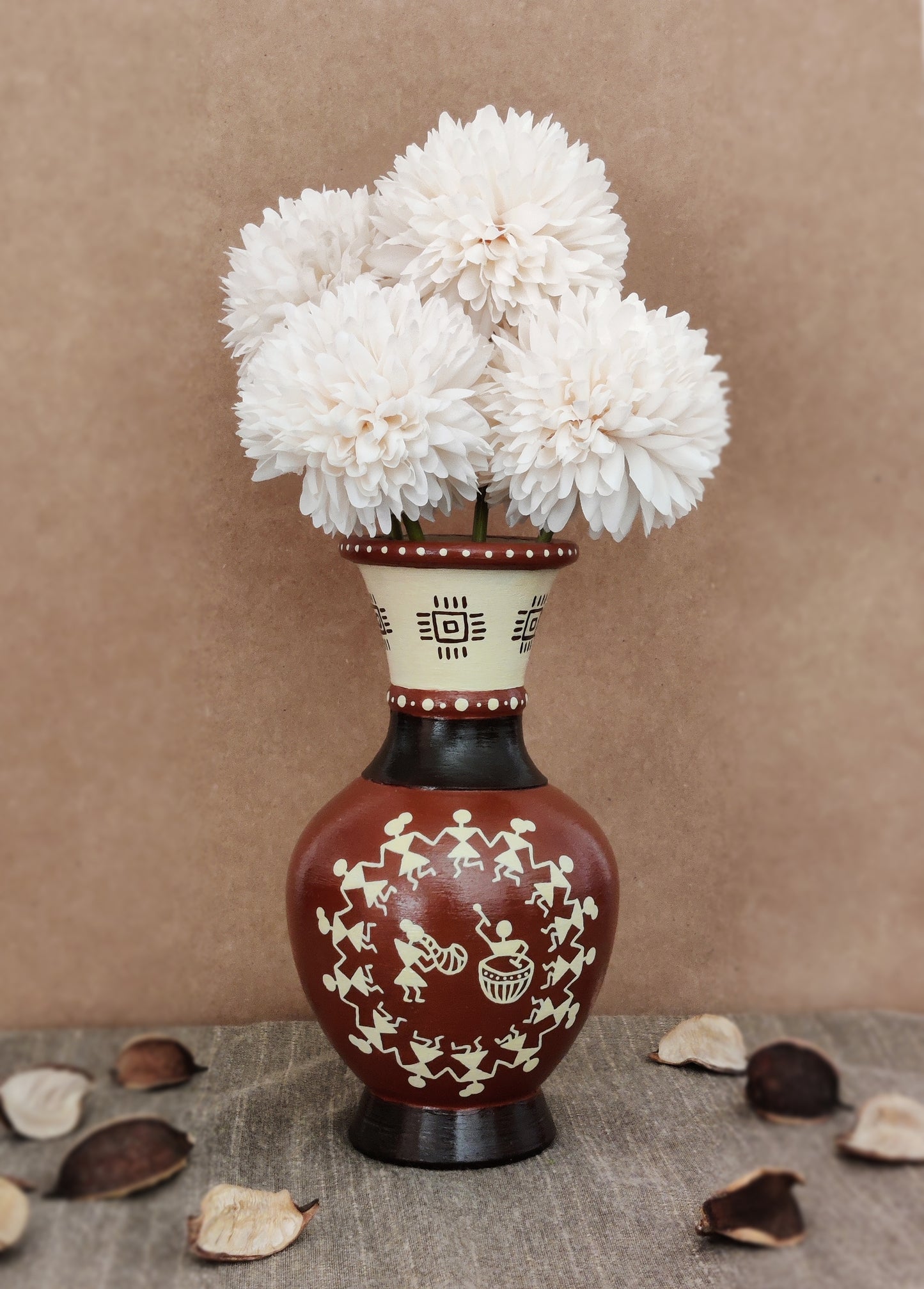 The Warli Heritage Vase