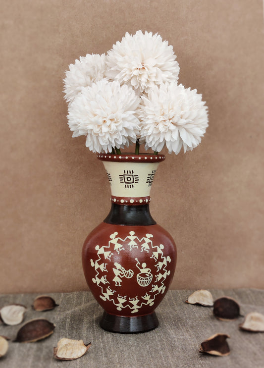 The Warli Heritage Vase