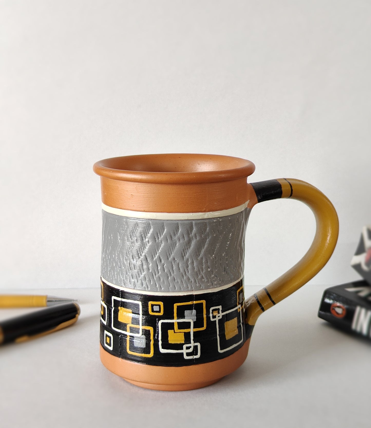 The Boxed Elegance Terracotta Tea Mug