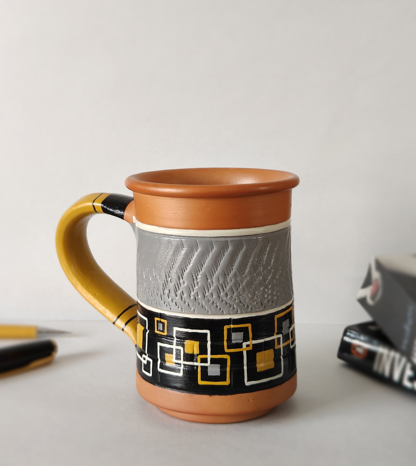 The Boxed Elegance Terracotta Tea Mug