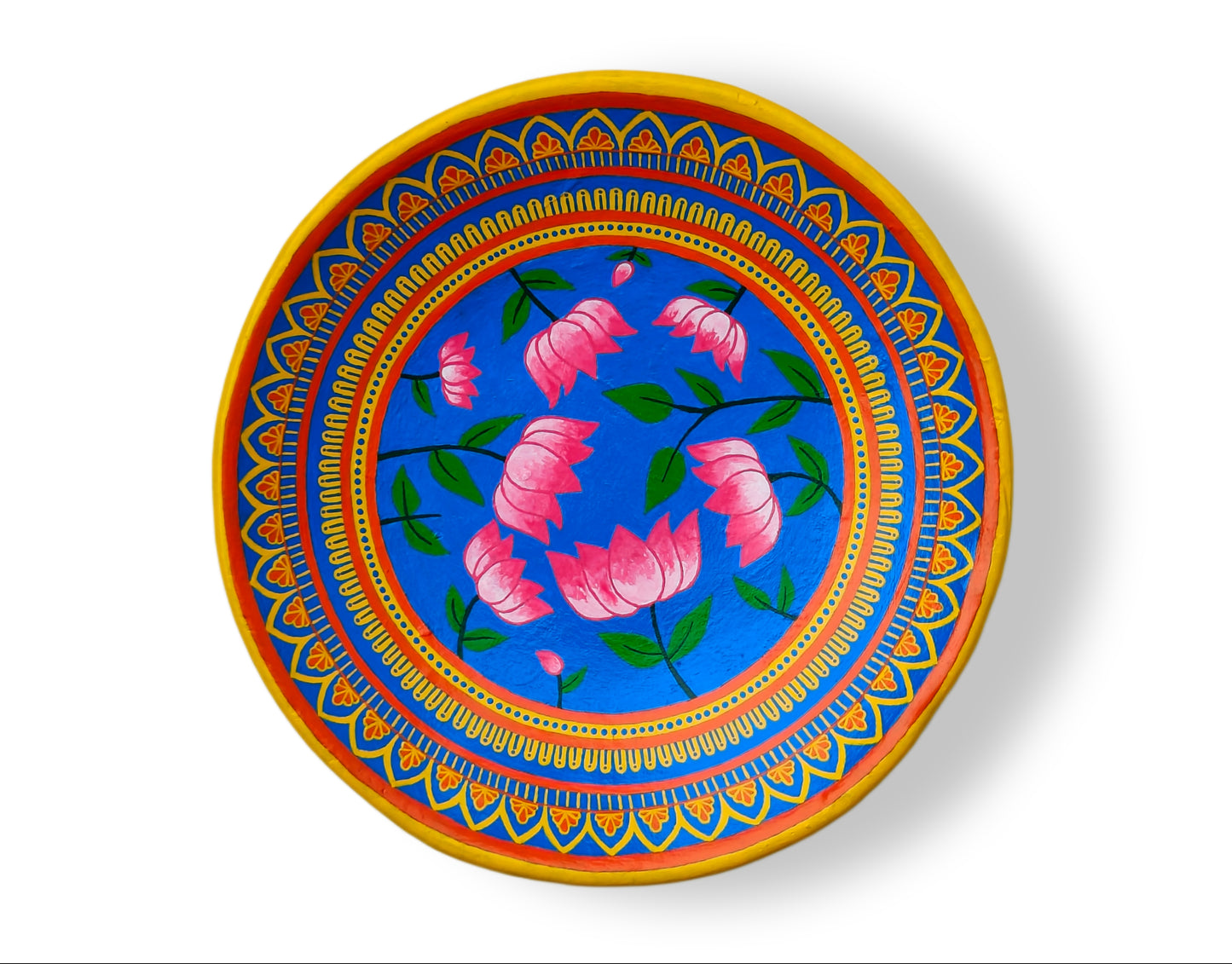 The Lotus Mandala Symphony Wall Art Plates