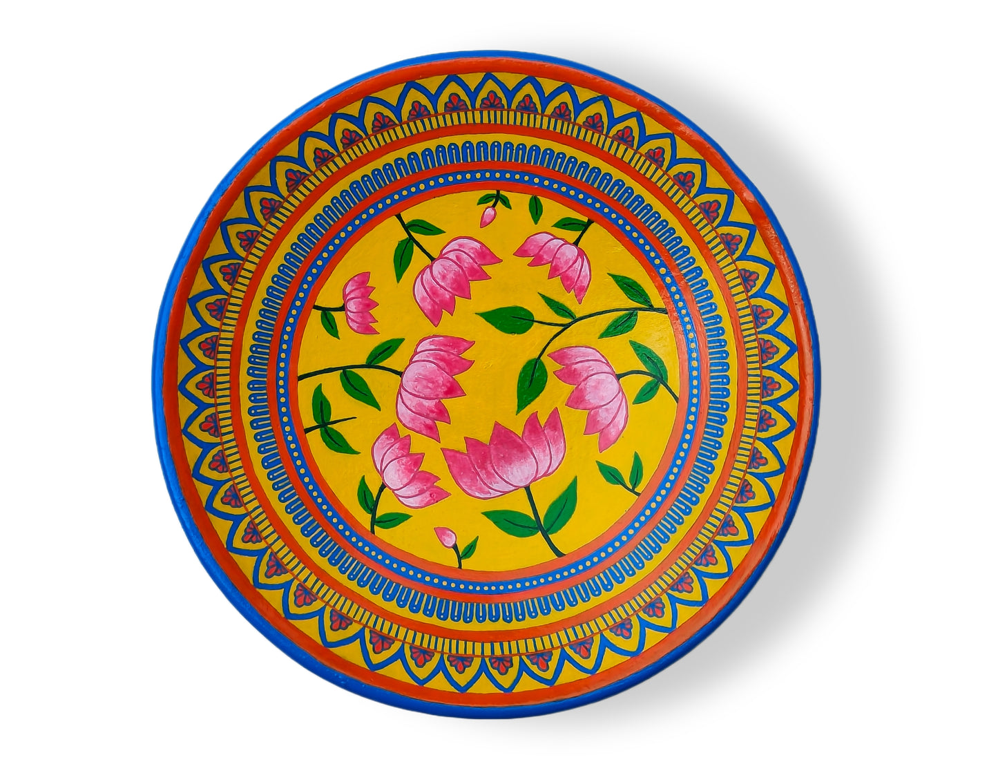 The Lotus Mandala Symphony Wall Art Plates
