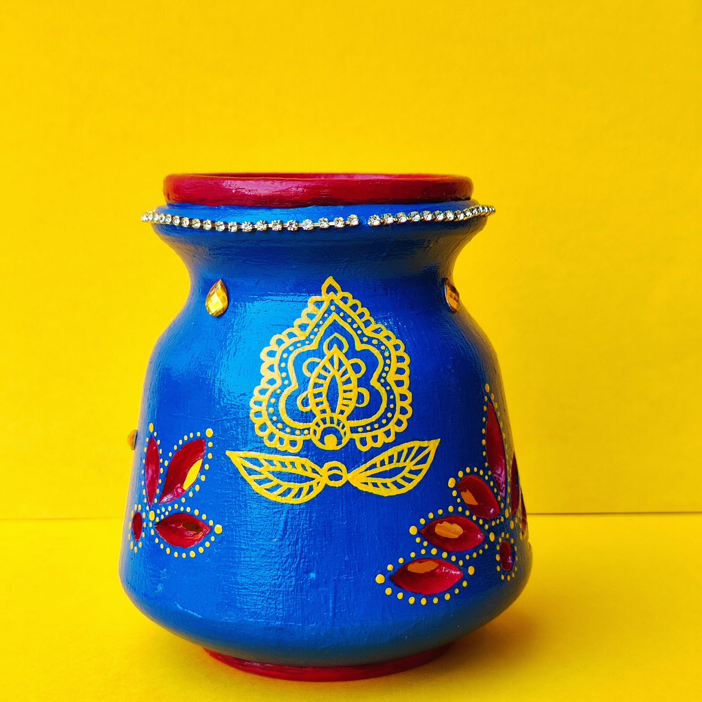 Mangaldeep Diya Blue