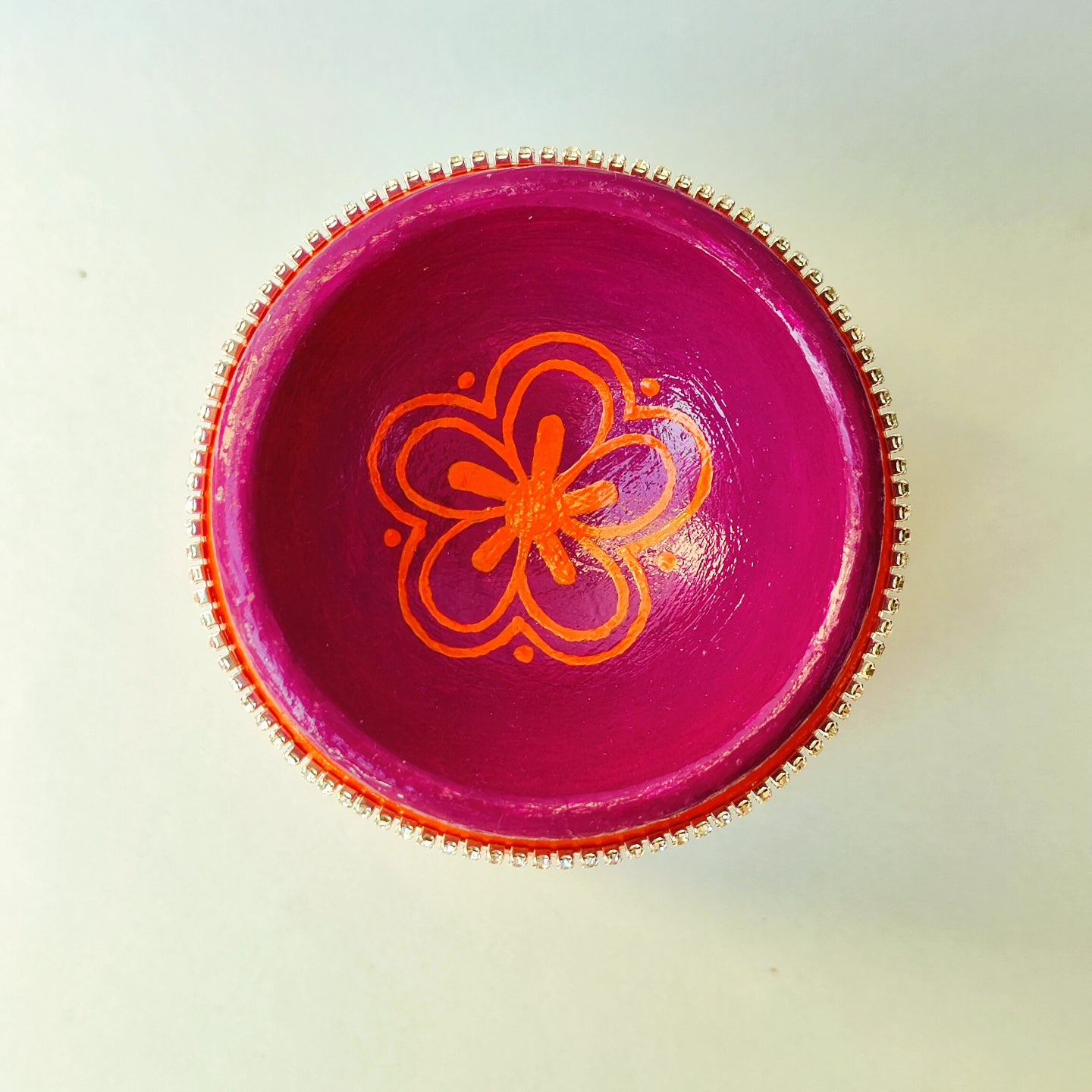 Mangaldeep Diya Orange