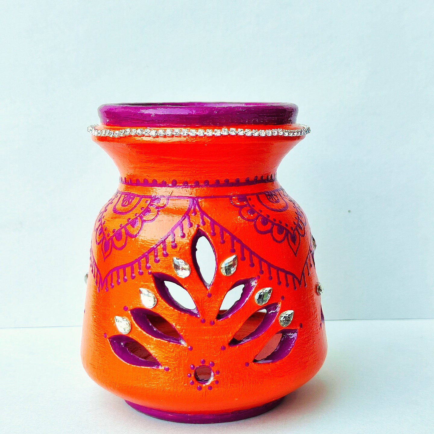 Mangaldeep Diya Orange