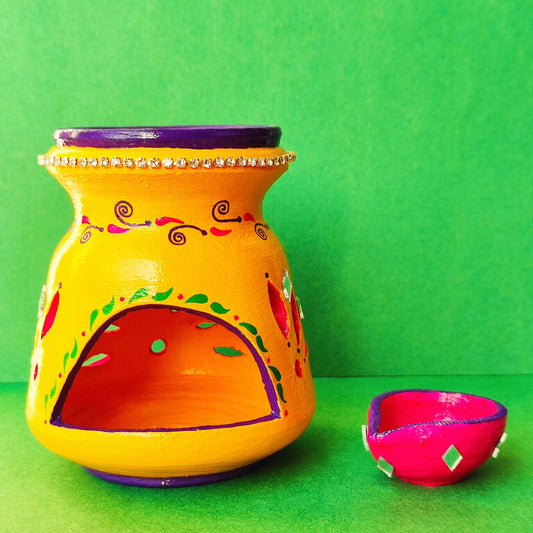 Mangaldeep Diya Yellow